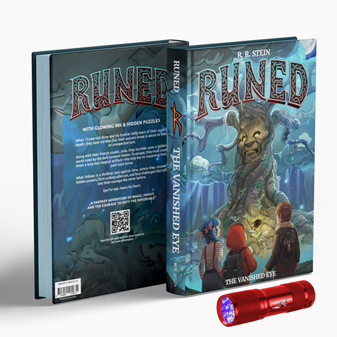 Runed Cart RUNED - The Vanished Eye | Incl. UV-Lamp (English Hardcover)
