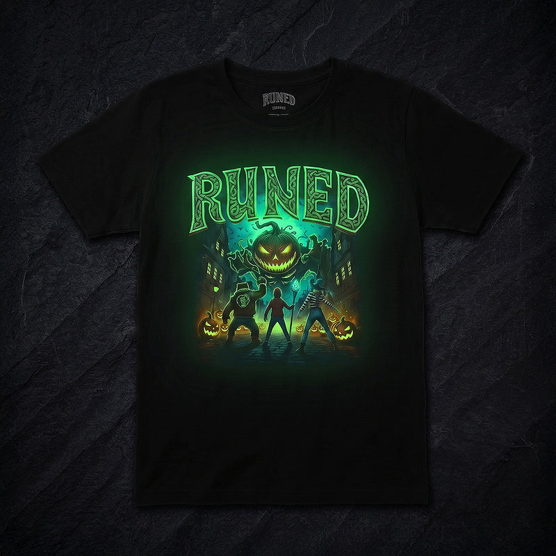 RUNED T-Shirt mit leuchtender Zaubertinte
