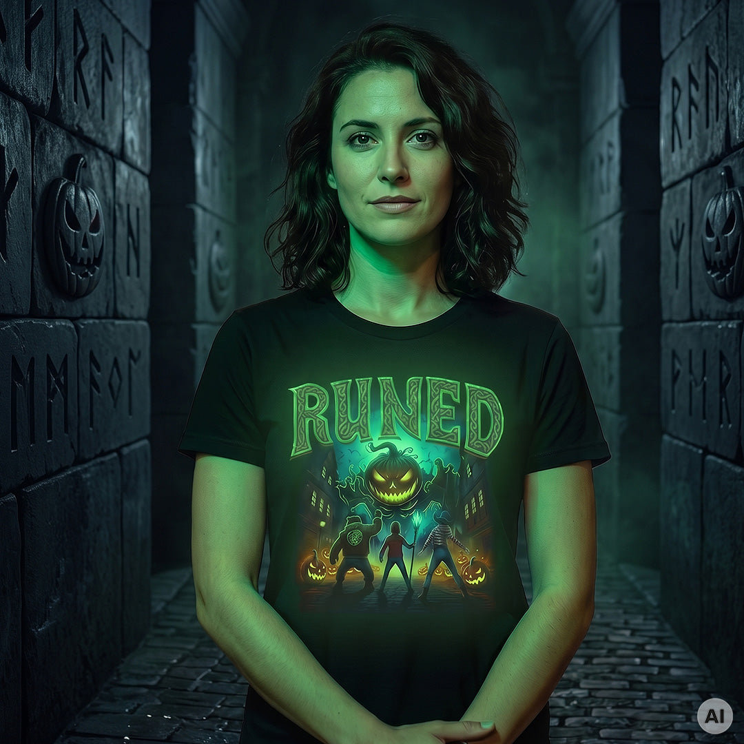RUNED T-Shirt mit leuchtender Zaubertinte