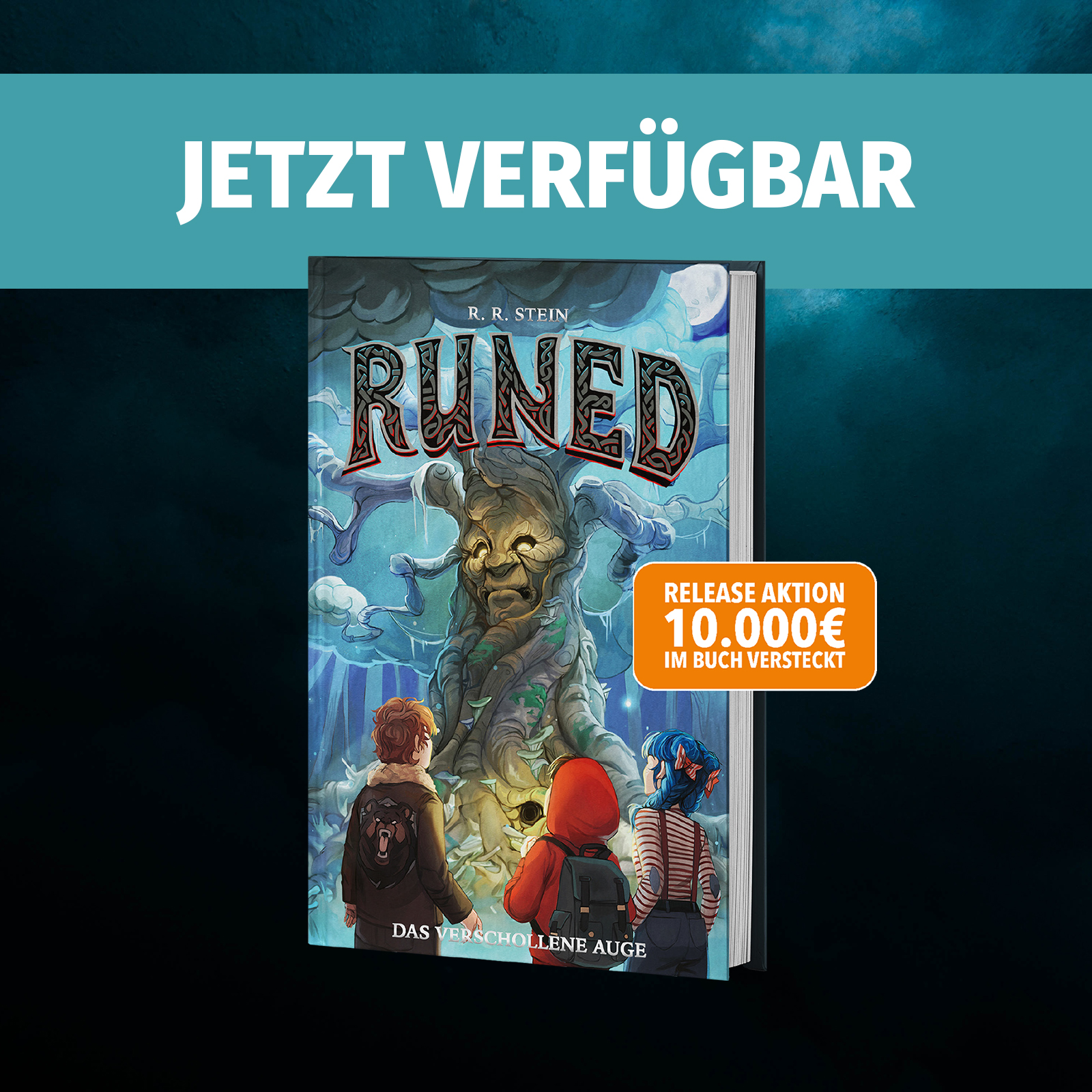 RUNED Das verschollene Auge R.R. Stein Jugend Fantasy Buch mit Schatzsuche